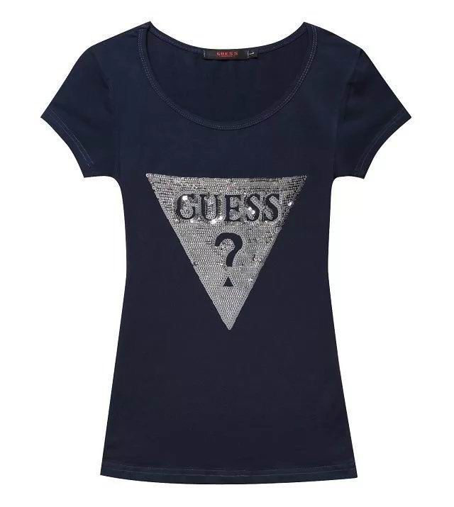 Guess short round collar T woman S-XL-018